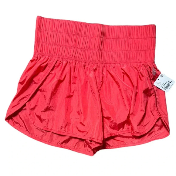 Free People The Way Home Short in Cherry Bomb - Picture 3 of 5